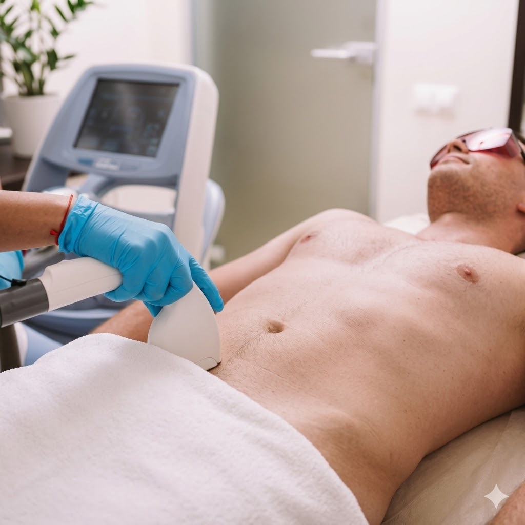 DEPILACIÓN LÁSER - INTIMO HOMBRE (TESTICULOS + PUBIS)